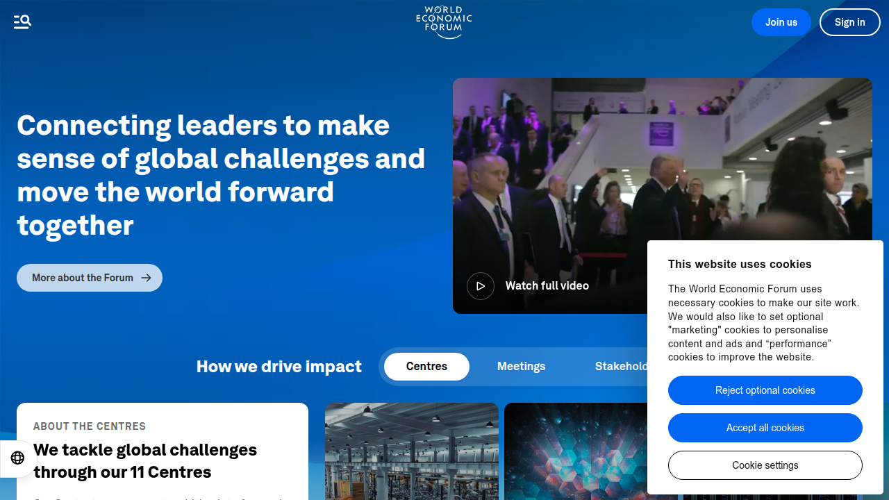 The World Economic Forum's website provides reports and insights on global issues, including the future of jobs and skills.