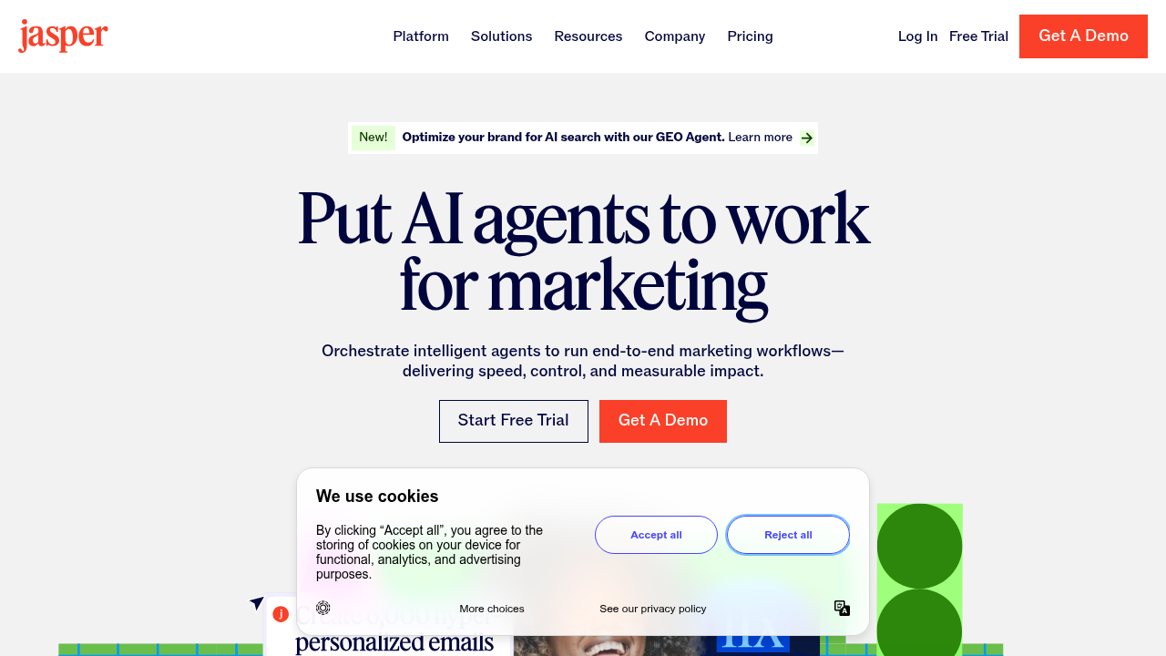 AI tools like Jasper empower marketing teams to generate high-quality written content efficiently.
