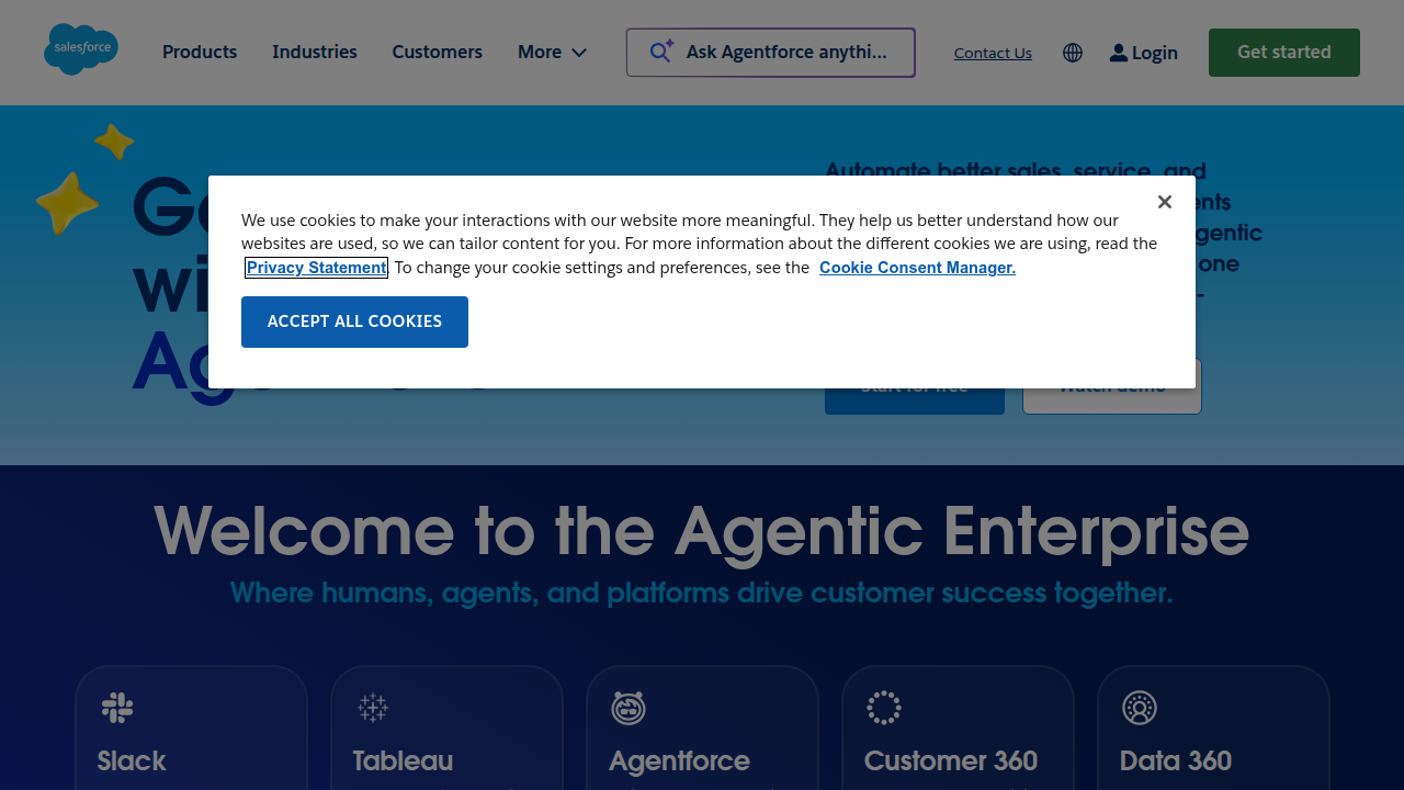 AI platforms like Salesforce Einstein integrate predictive modeling to enhance operational efficiency and workflow automation.