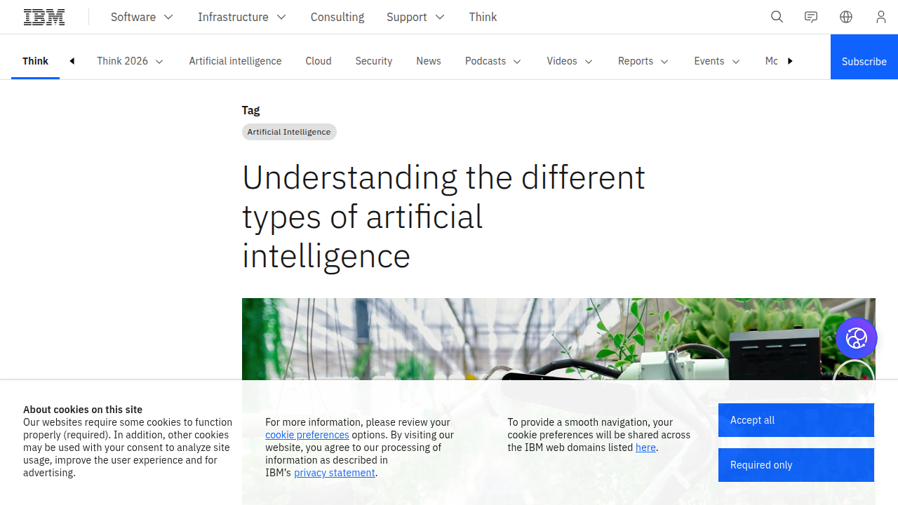 IBM's comprehensive guide provides insights into what various AI types can and cannot achieve.