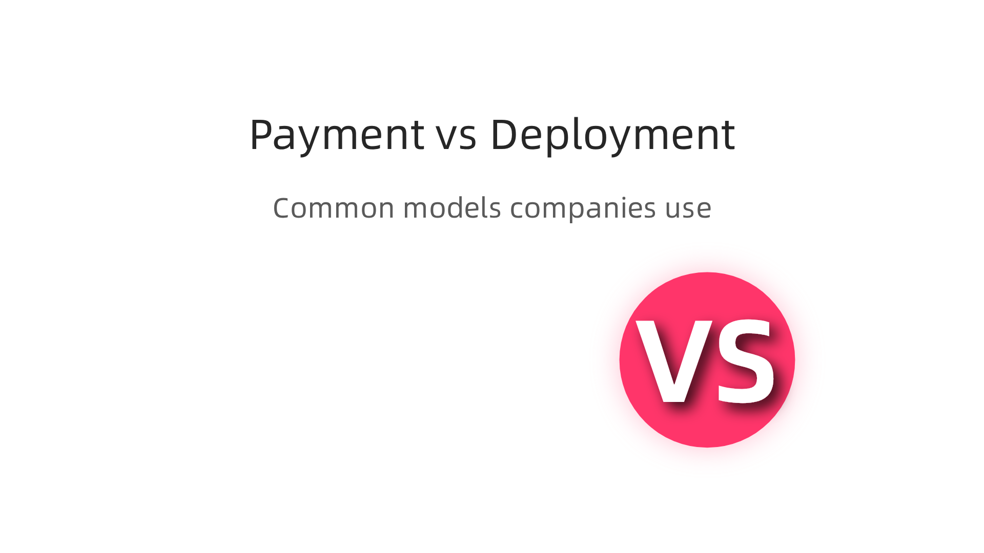 A visual explanation of typical payment structures for technology products and services, including subscriptions and consumption-based fees.