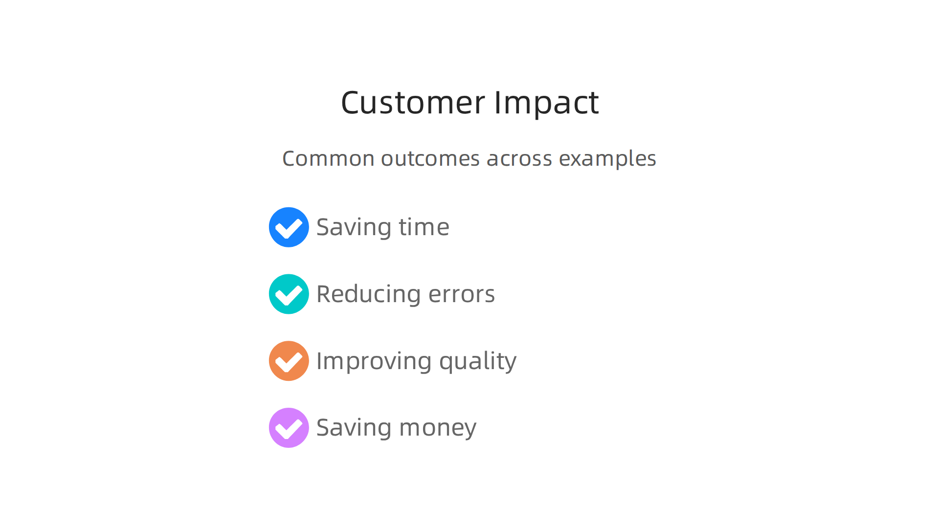 A summary of the positive impacts and benefits customers experience from adopting 'Ross Tech' solutions.