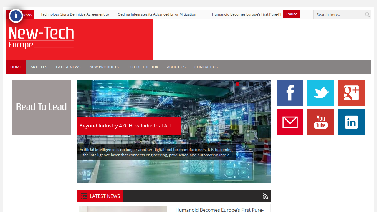 New Tech Europe covers crucial developments in the technology sector, including market leadership shifts for companies like Infineon.
