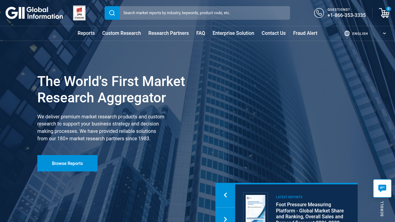 Global Information Inc. (GII) provides market research insights, including reports on all-flash array market trends.