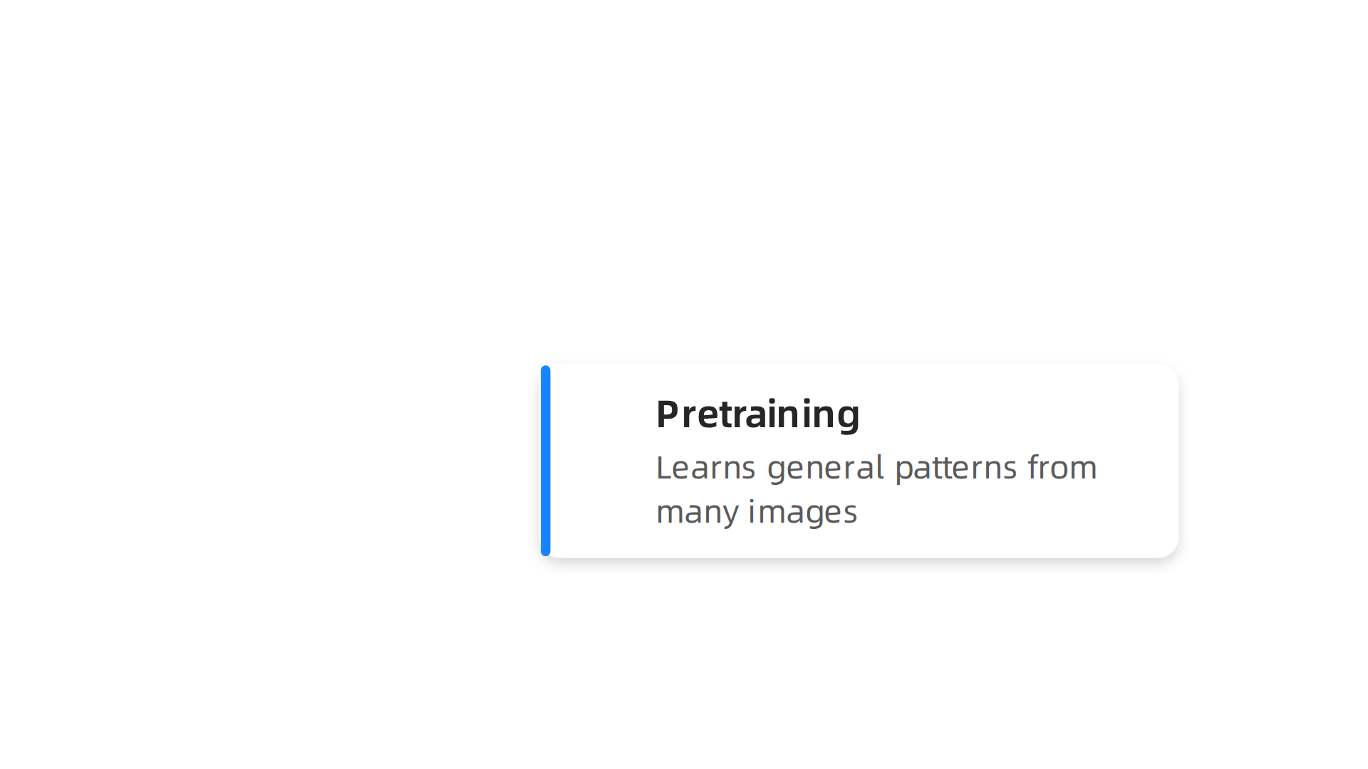 Infographic detailing the smart tricks models use, including pretraining, self-supervised learning, contrastive learning, and transfer learning.