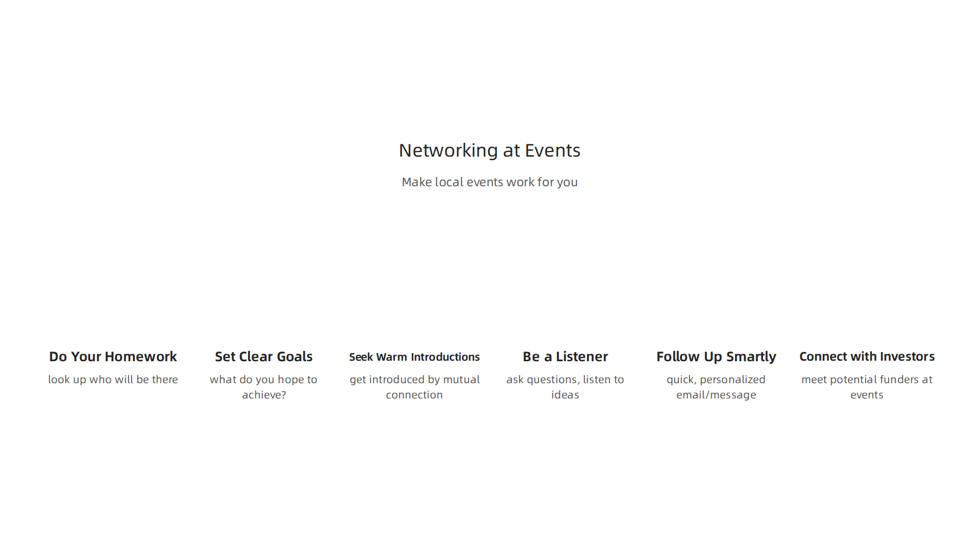 Strategies for maximizing networking and learning opportunities at local tech events.
